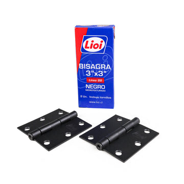 BISAGRA LÍNEA 88 COLOR NEGRO