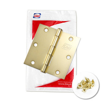 BISAGRA L88 ACERO BRONCEADO