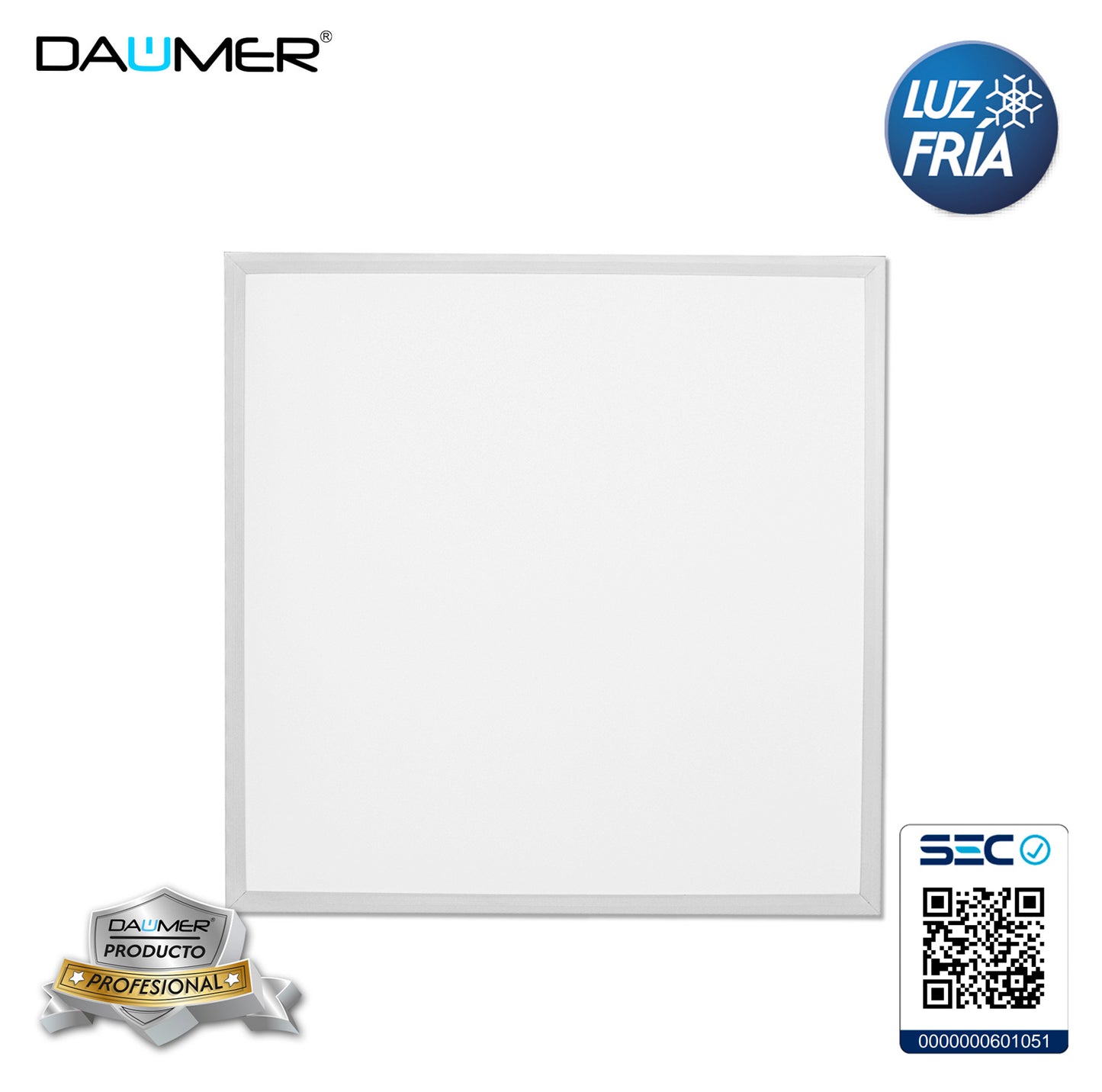 PANEL LED CUADRADO PROFESIONAL 603 X 603 X 30MM 40W