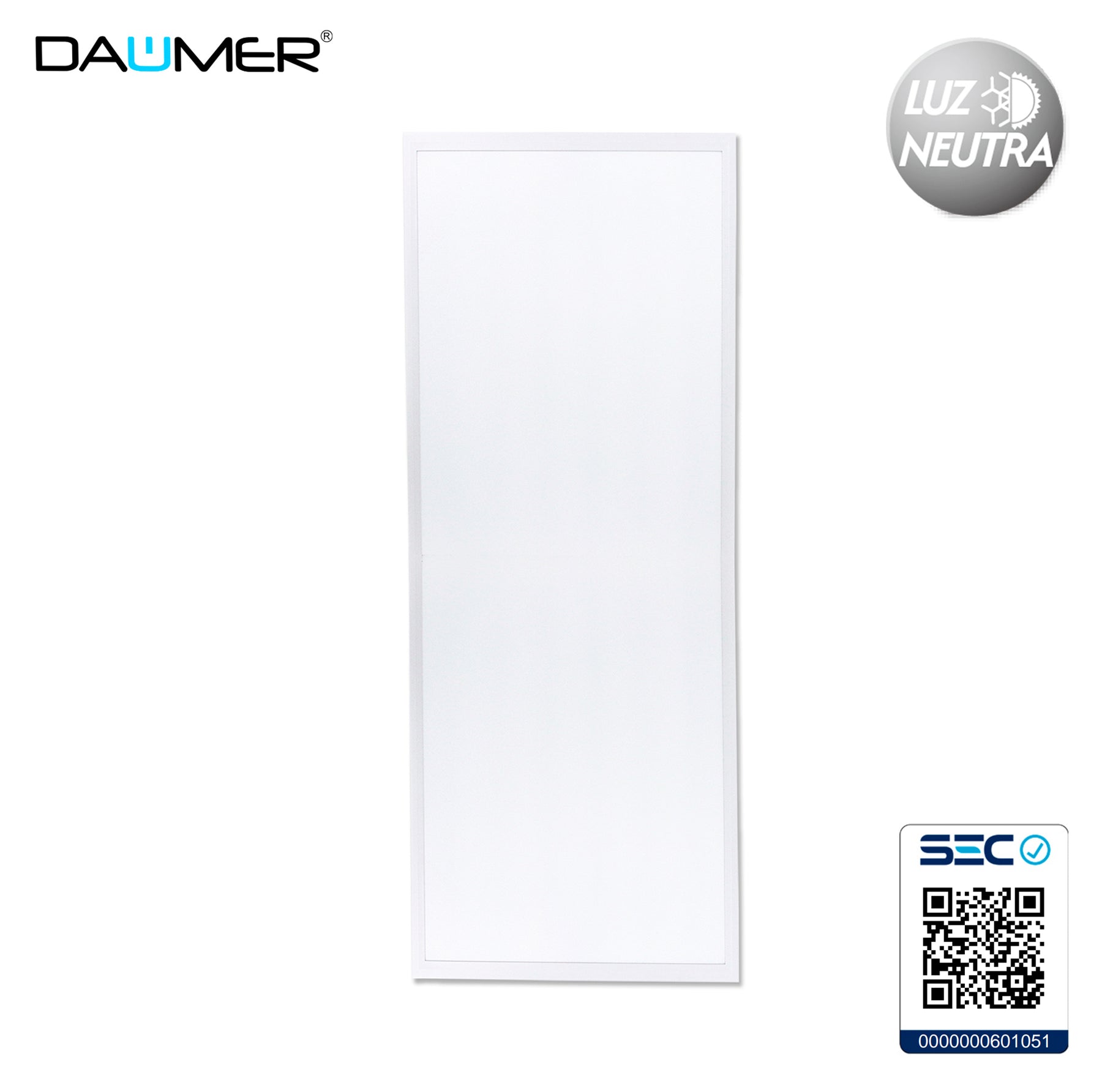 PANEL LED RECTANGULAR 300 X 1200 X 30MM 40W