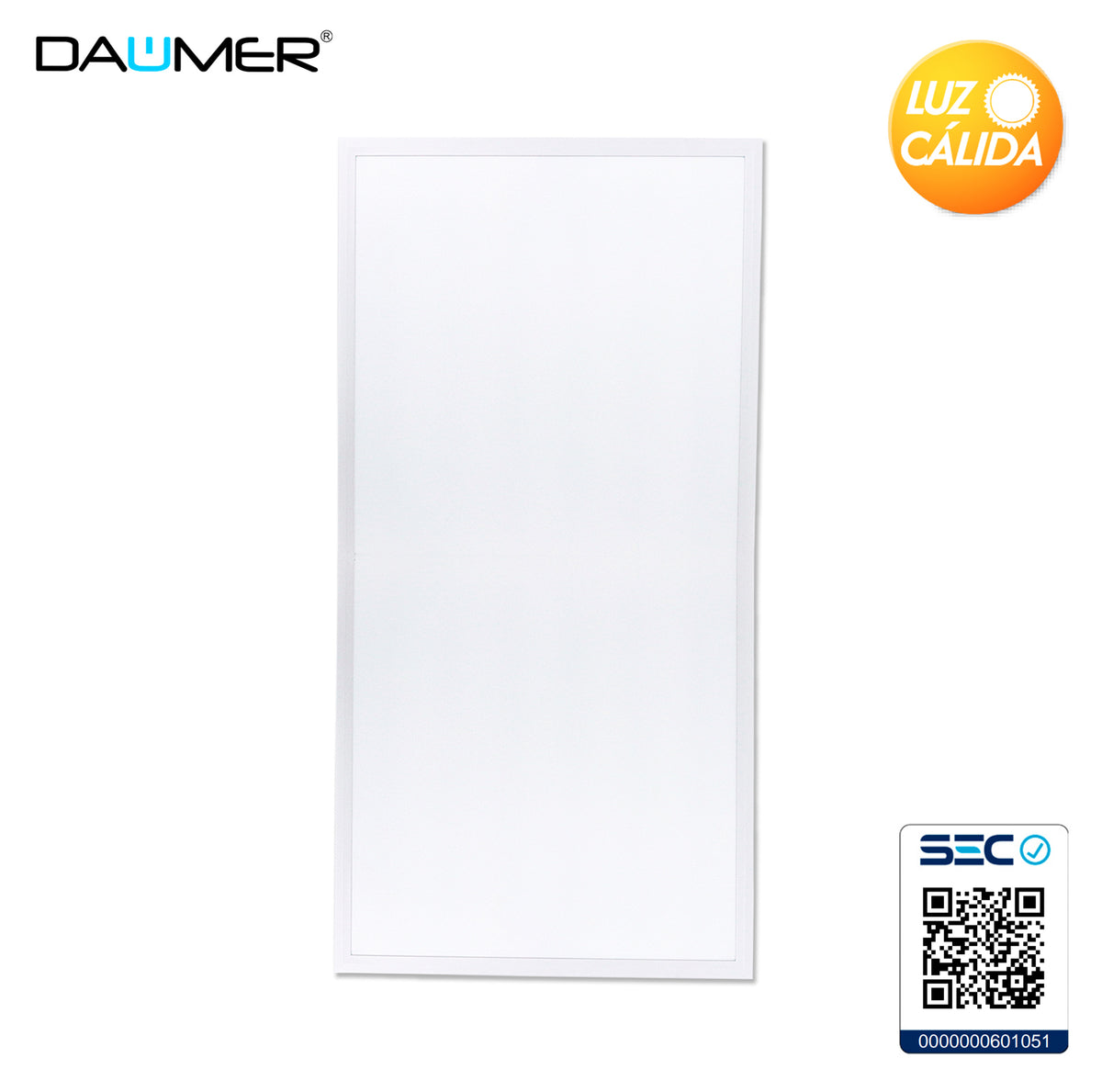PANEL LED RECTANGULAR 600 X 1200 X 30MM 72W