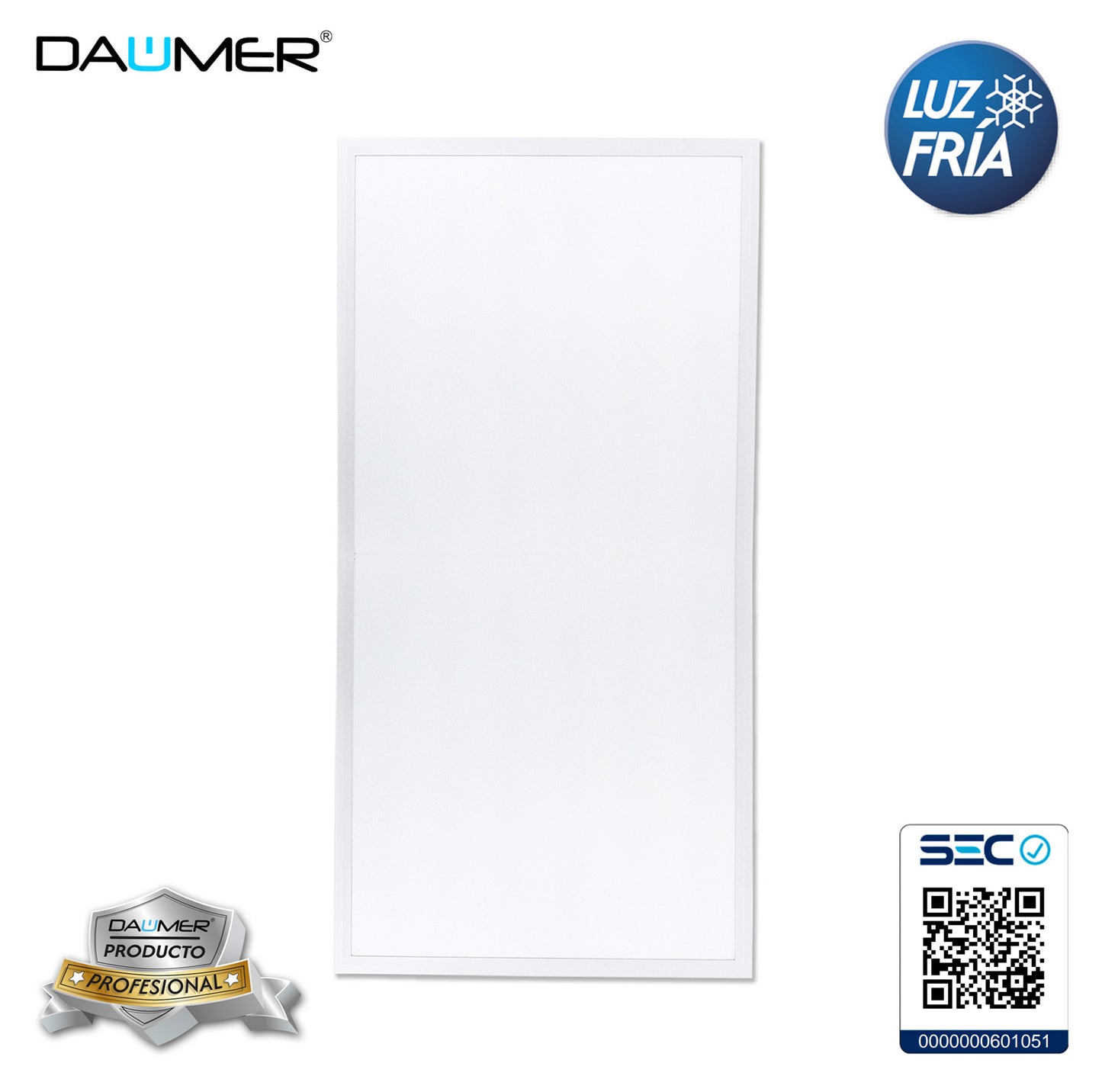 PANEL LED RECTANGULAR PROFESIONAL 603 X 1203 X 30MM 72W