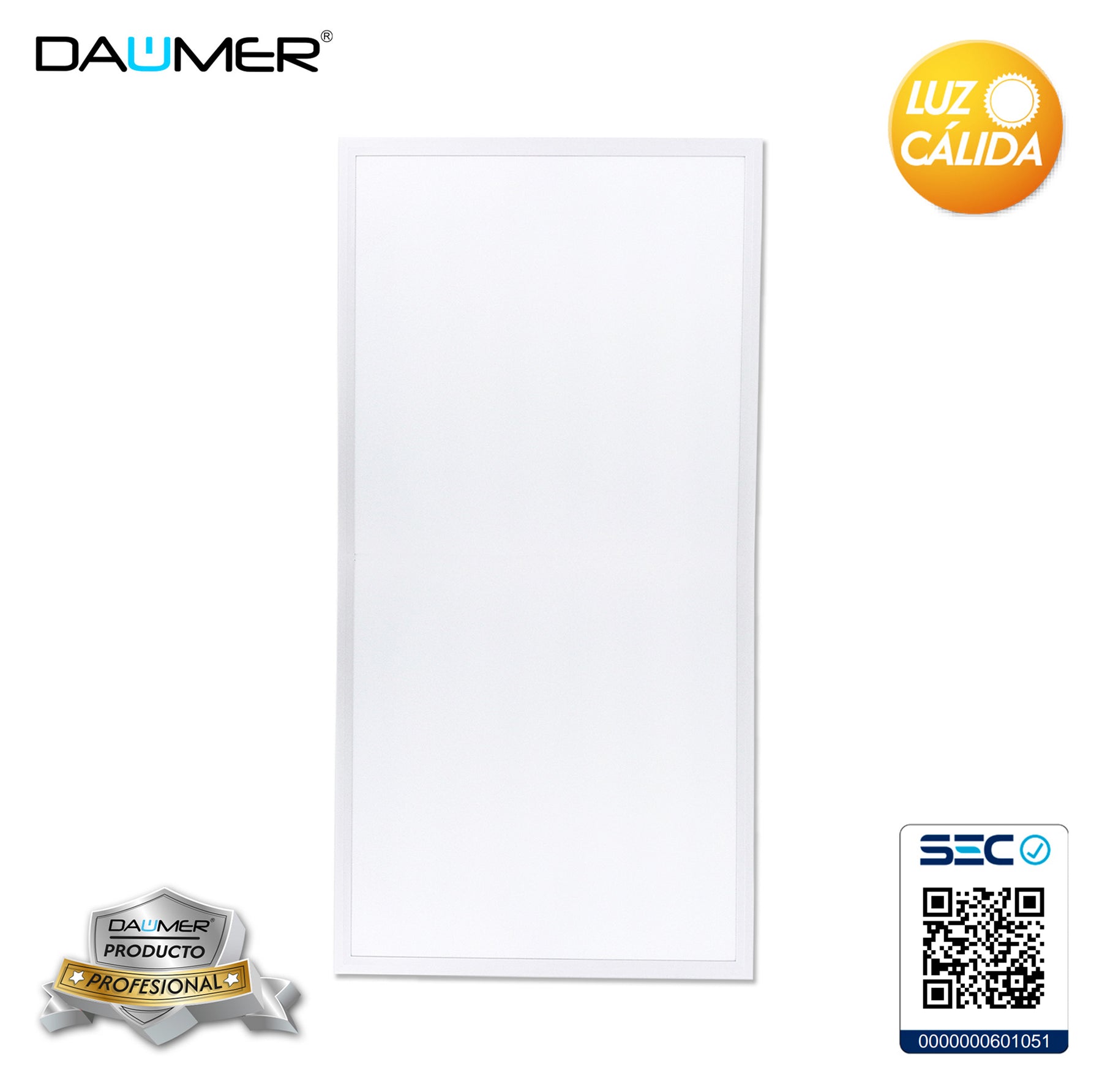 PANEL LED RECTANGULAR PROFESIONAL 603 X 1203 X 30MM 72W