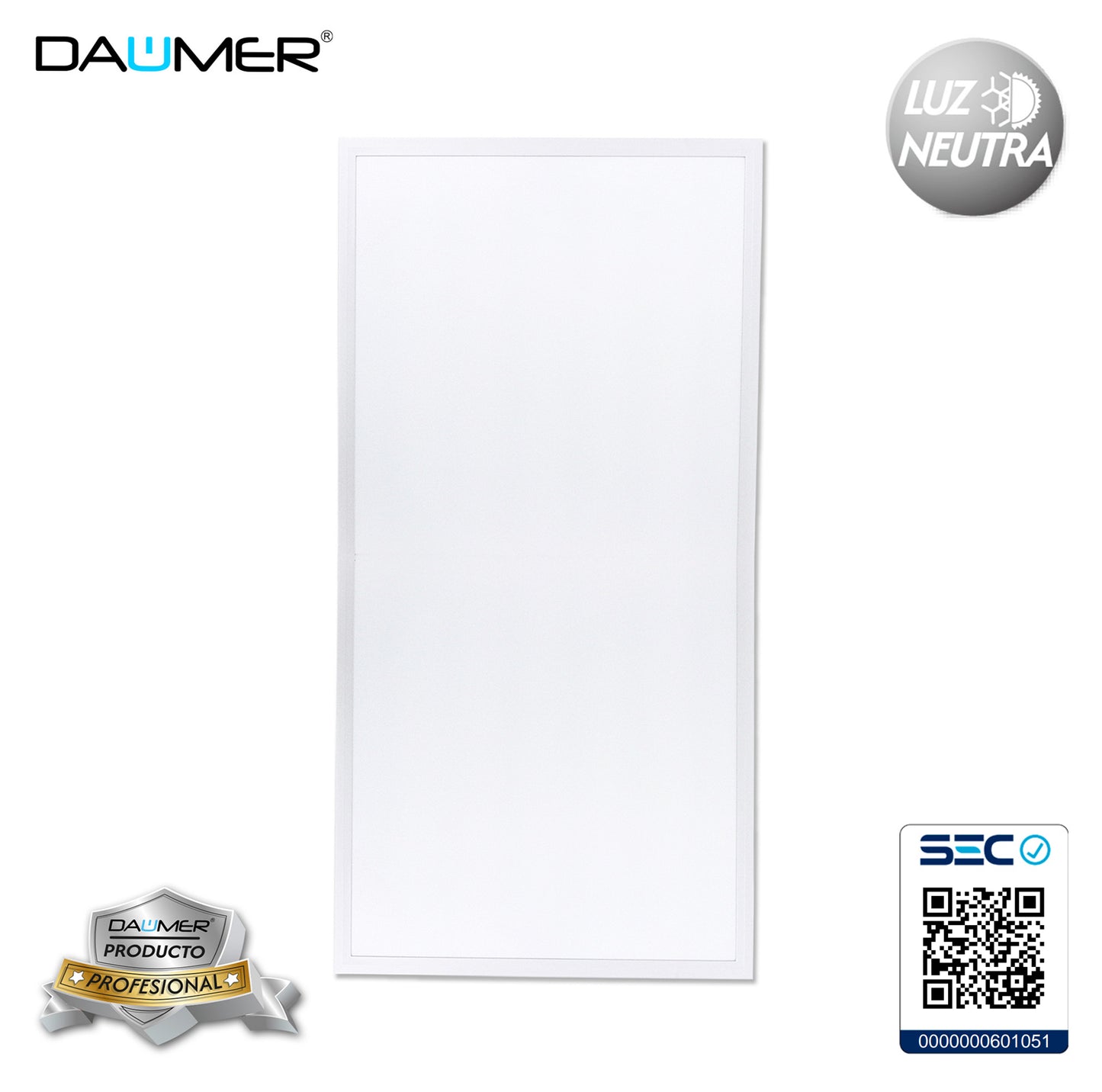 PANEL LED RECTANGULAR PROFESIONAL 603 X 1203 X 30MM 72W