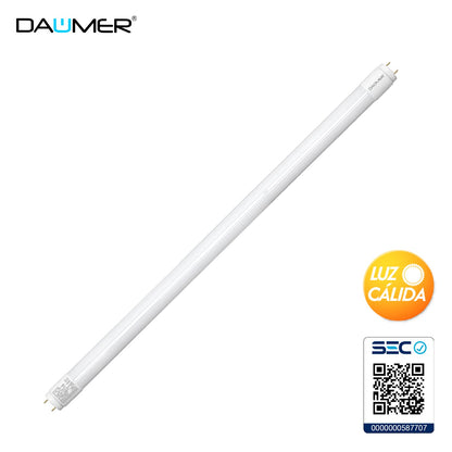 TUBO LED T8 VIDRIO 120CM 18W