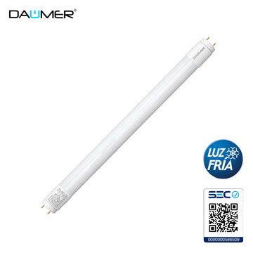 TUBO LED T8 VIDRIO 60CM 9W