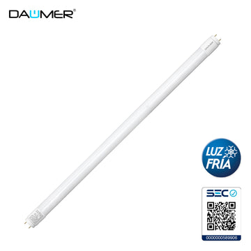 TUBO LED T8  NANOPLASTIC DAUMER 120CM 18W