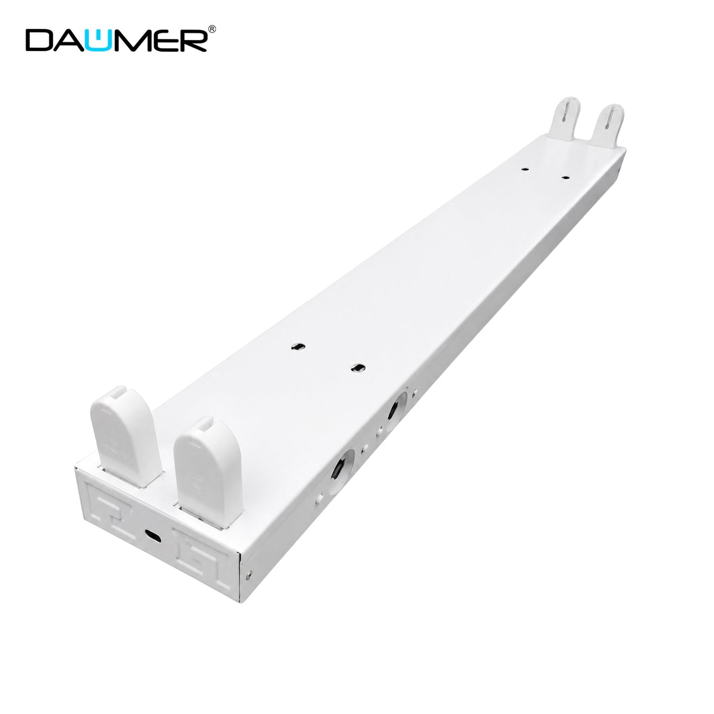 BASE PARA TUBO LED T8 DOBLE 2X18W 120CM ANCHA