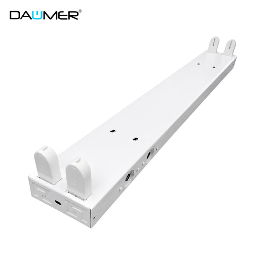 BASE PARA TUBO LED T8 DOBLE 2X18W 120CM ANCHA