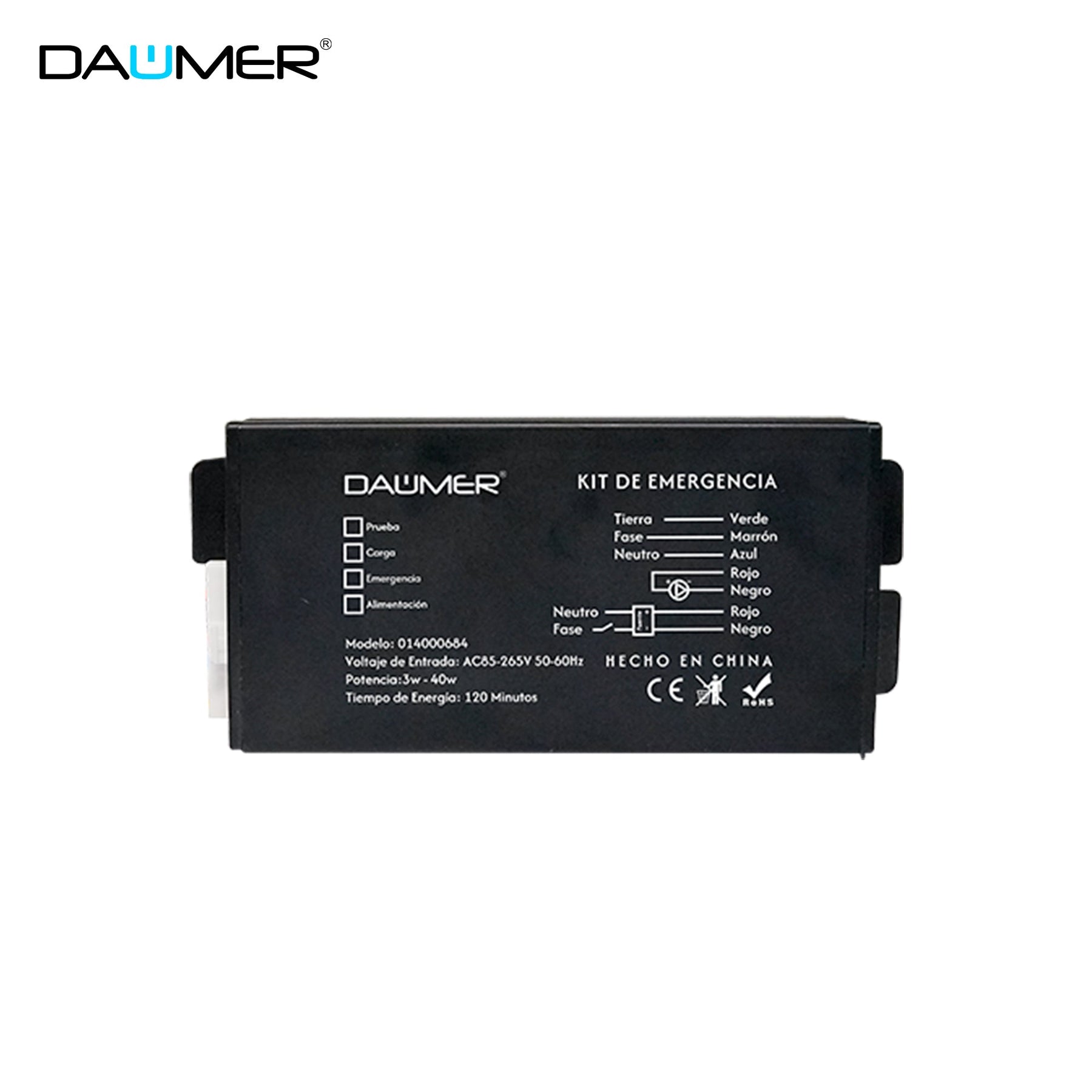 KIT EMERGENCIA PARA PANEL 3-40W