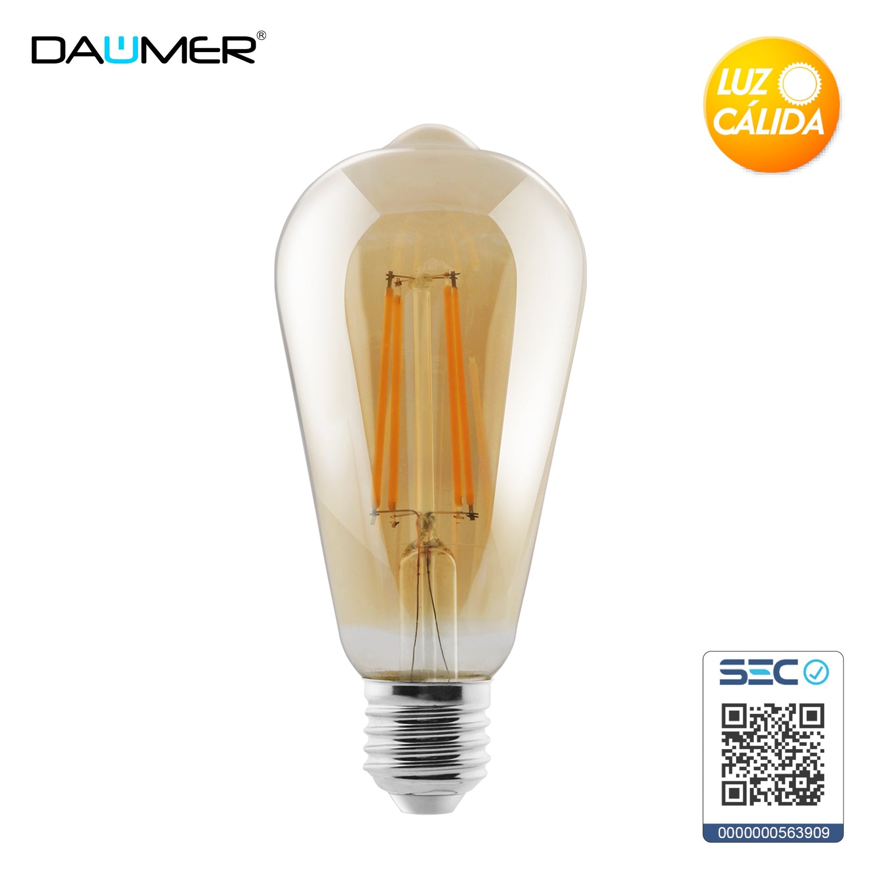 AMPOLLETA LED ST64 8W
