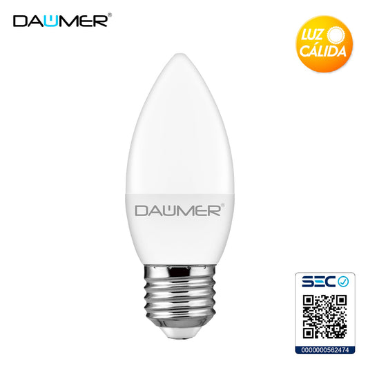 AMPOLLETA LED VELA 5W SOCKET E27