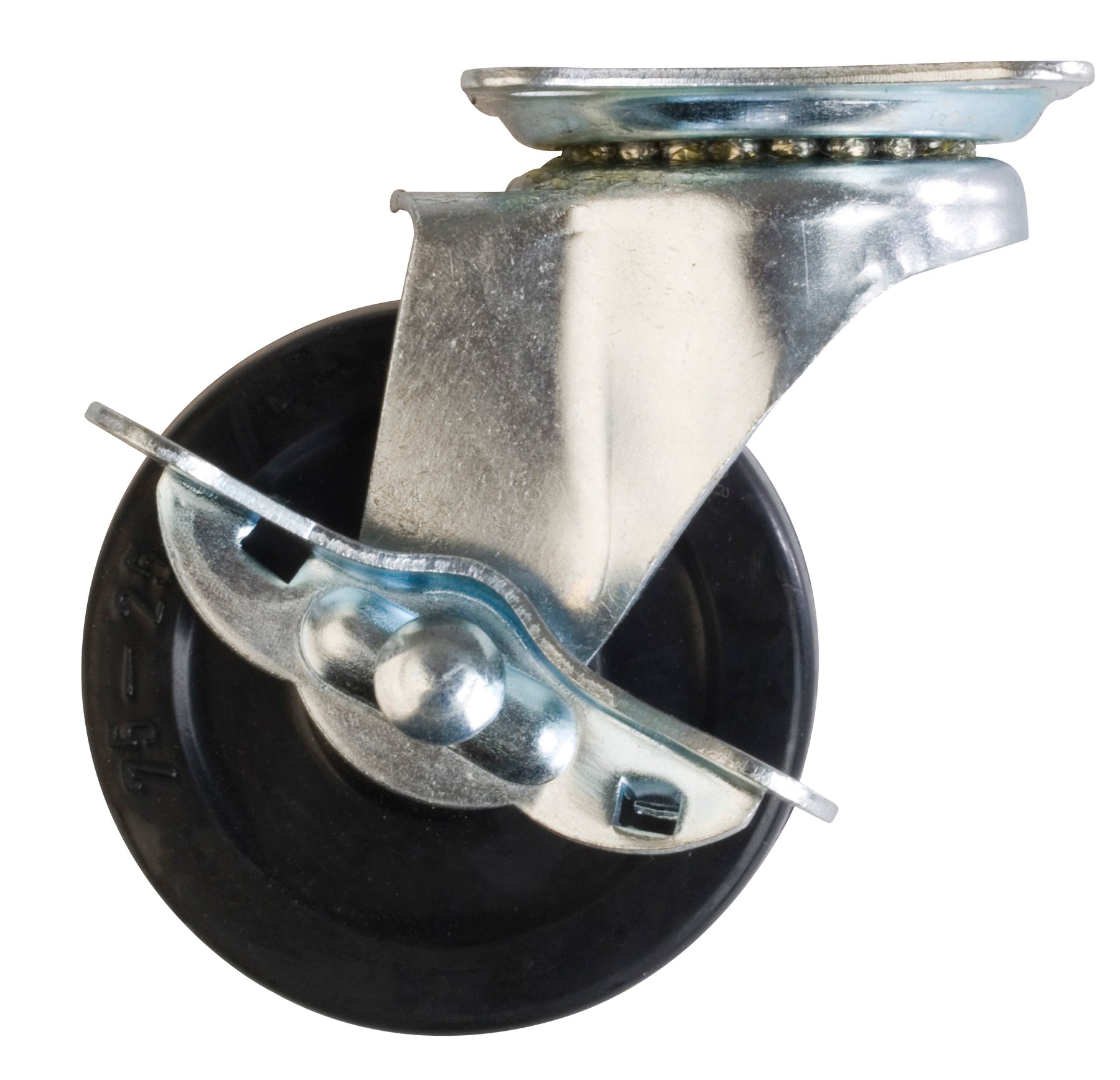 RUEDA DE GOMA CON BASE GIRATORIA