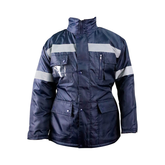 PARKA AZUL TÉRMICA REFLECTANTE