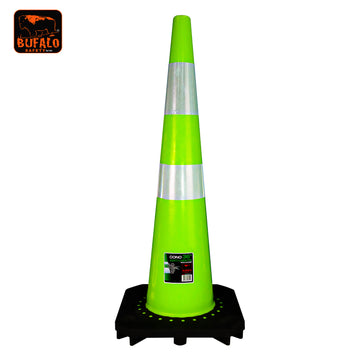 CONO REFLECTANTE VERDE ANTI VIENTO 36"