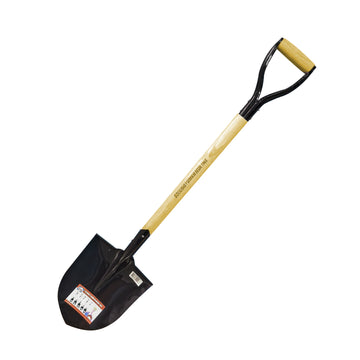 PALA PUNTA HUEVO MANGO DE MADERA