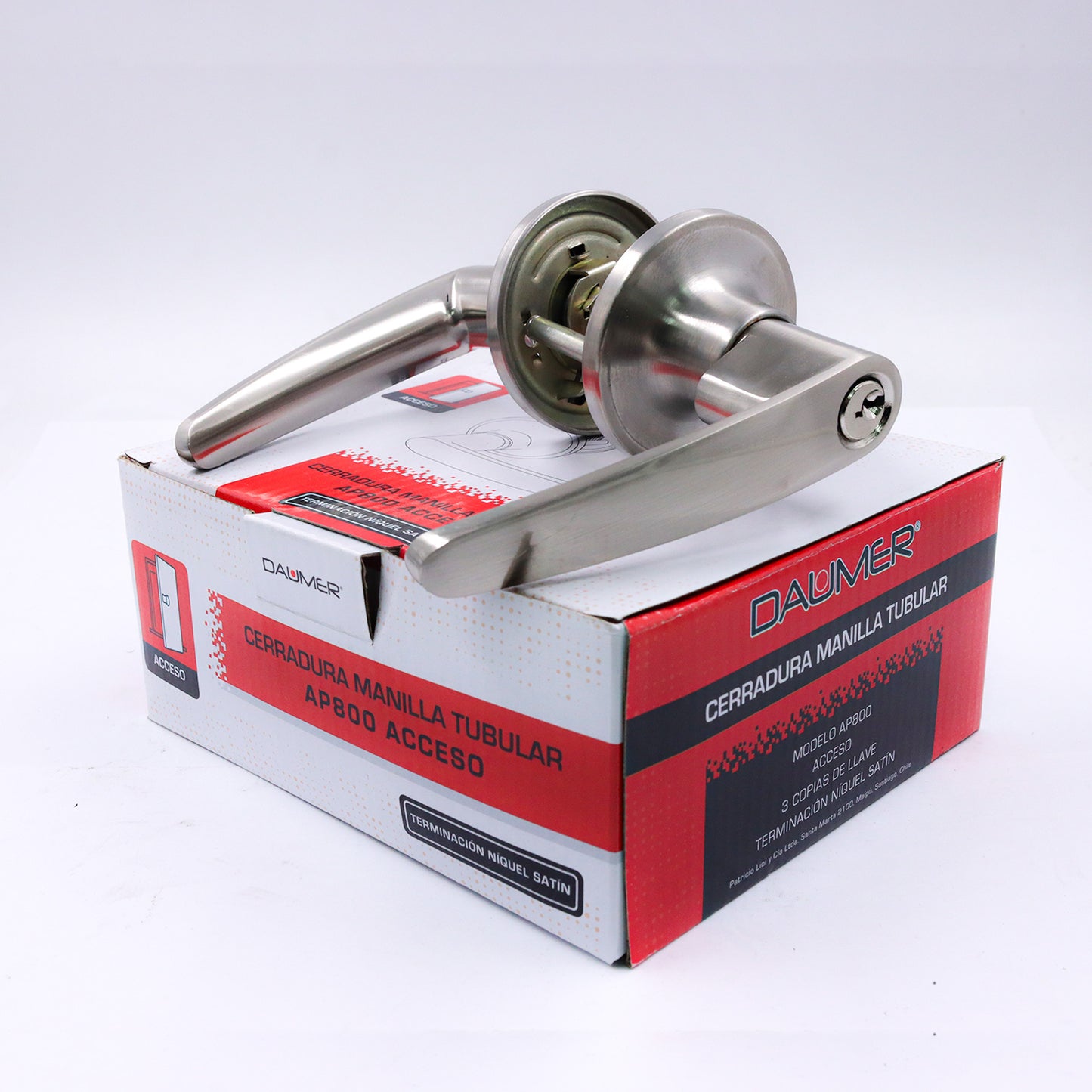 CERRADURA MANILLA TUBULAR 800
