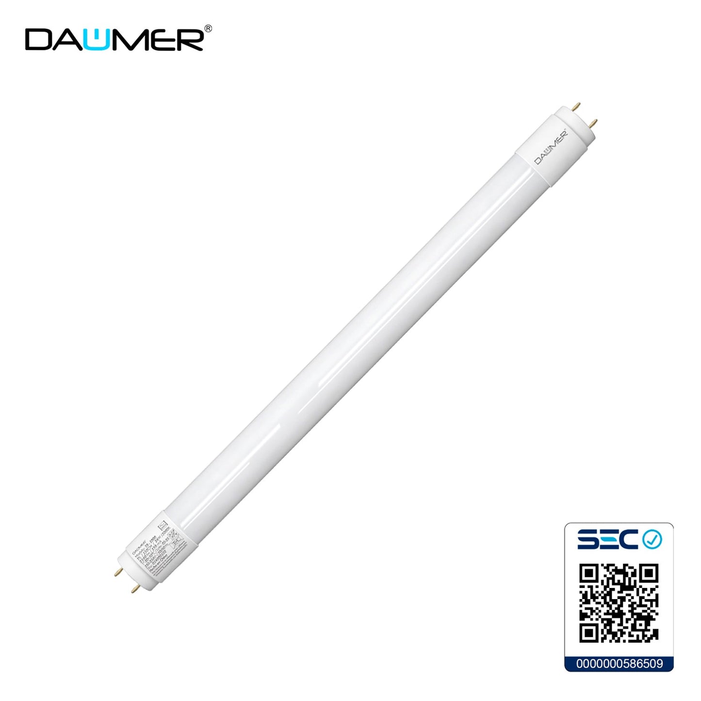 TUBO LED T8 VIDRIO 60CM 9W