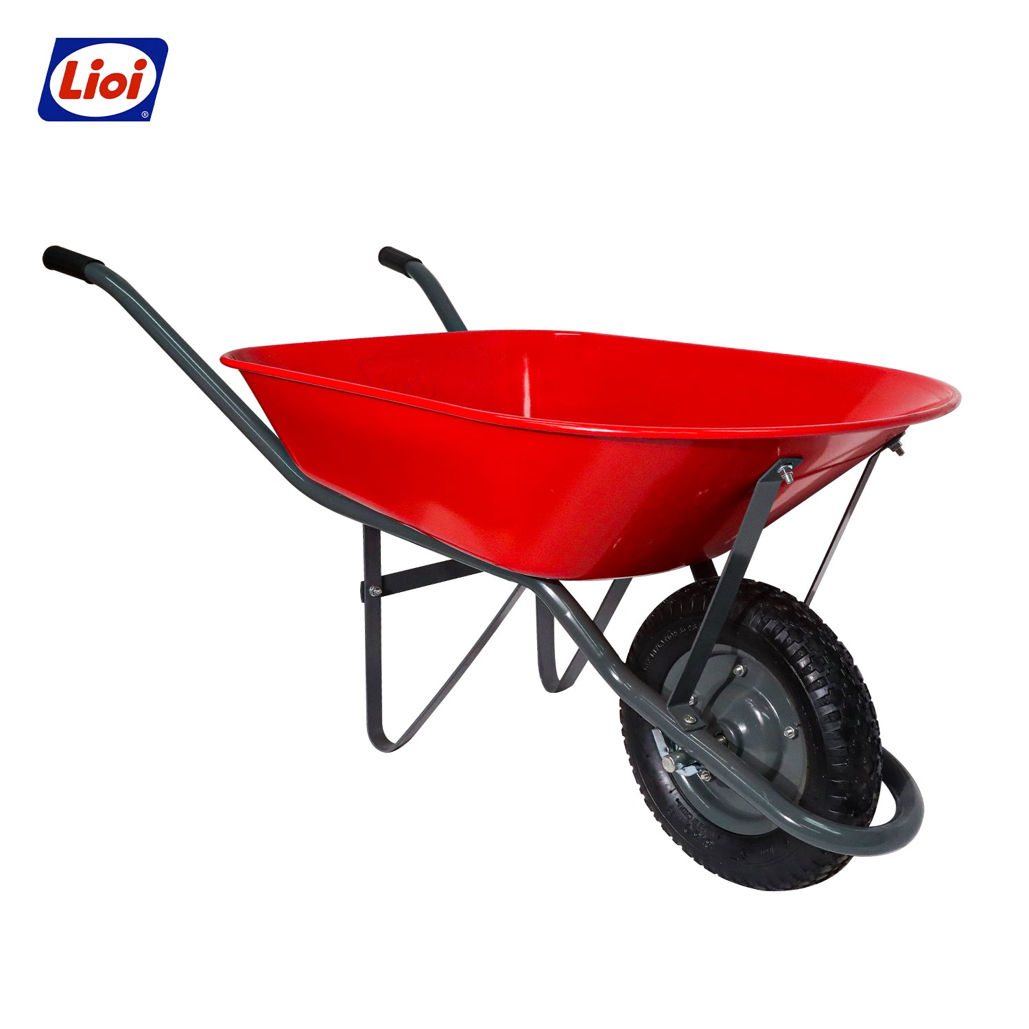 CARRETILLA SUPER ECONÓMICA ROJA 65L