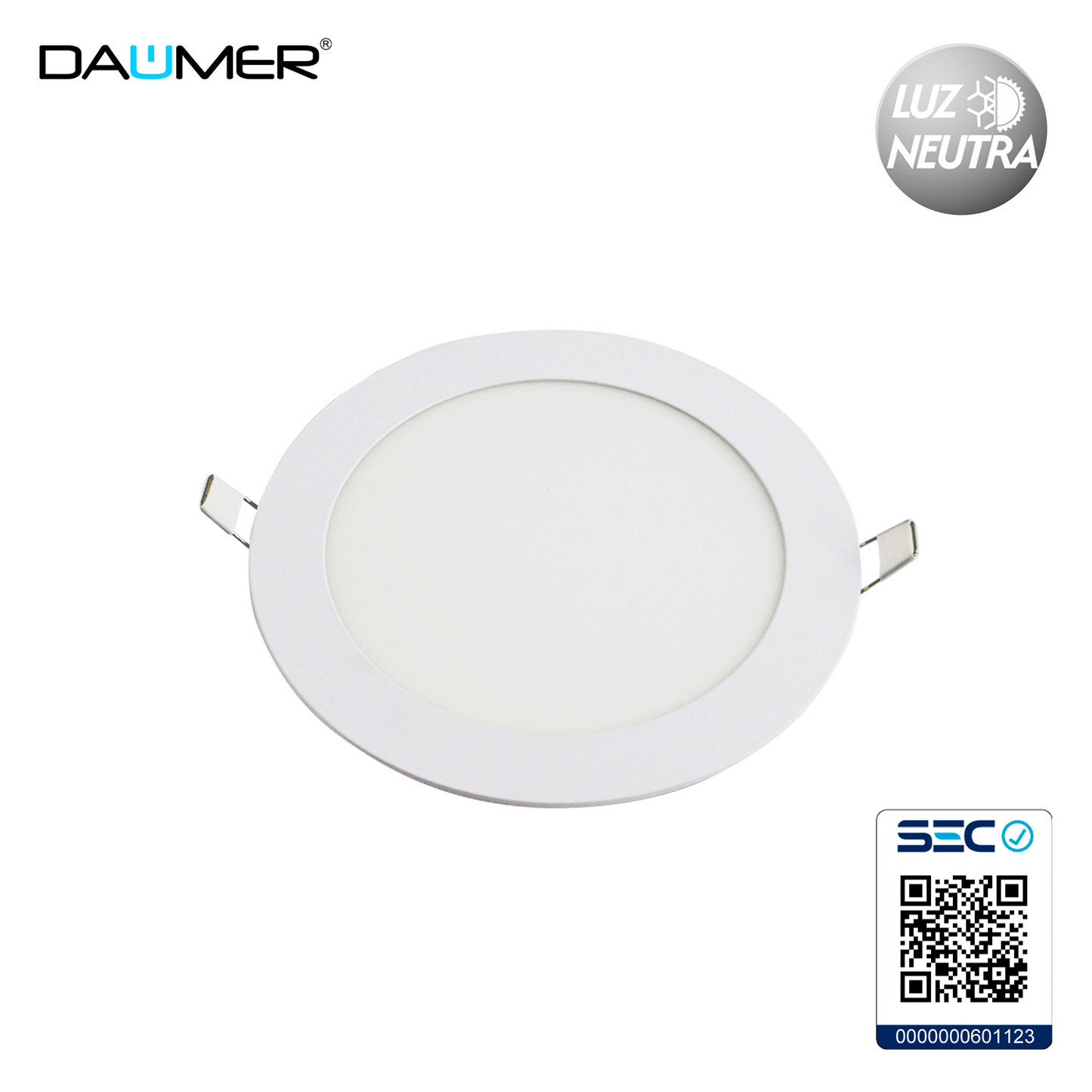 EMBUTIDO LED REDONDO BLANCO 3W