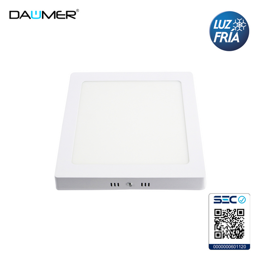 SOBREPUESTO LED CUADRADO BLANCO 6W